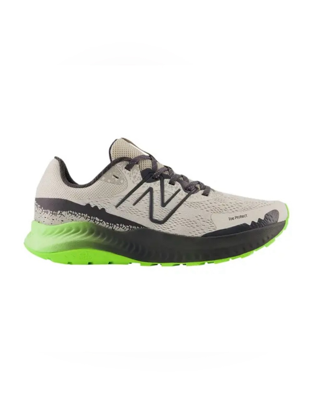 New Balance White Black Neon Green Men's Running Sneakers
